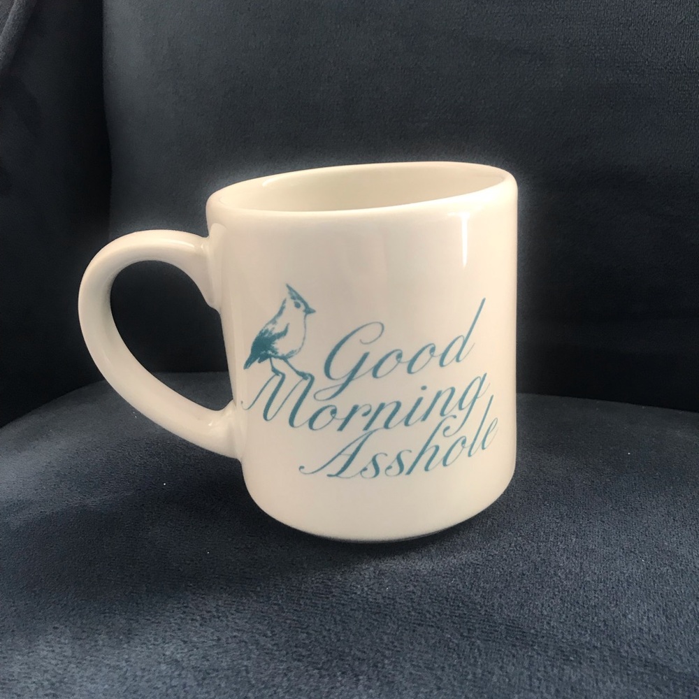 “Good Morning A**hole” funny mug
